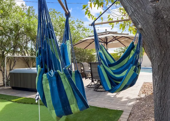 Ferienhaus The Sunset House - Pool, Hot Tub & Putting Tempe